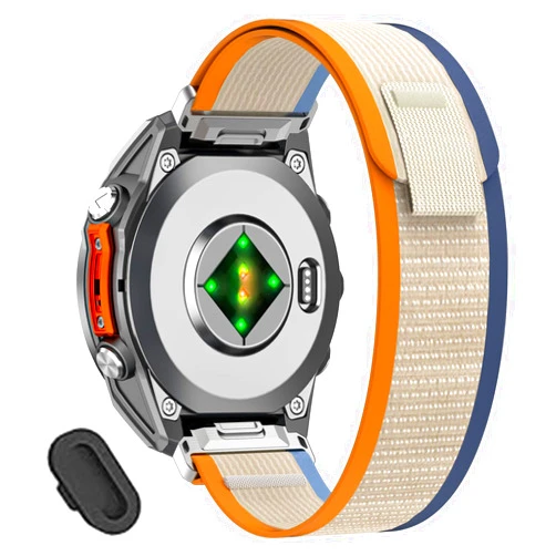 MDBBLBM 22mm Nylon Sport Band Compatible with Garmin Fenix 8 AMOLED 47mm/Fenix E/7 Pro/7/6 Pro/6/5 Plus/5,Quickfit Watch Straps for Descent G1 Solar/Quatix 7 Pro 6/Approach S70 47mm/Forerunner 965/955/945/935