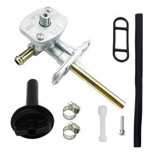 Terisnds Fuel Valve Petcock for Kawasaki Prairie 360 KVF360 2003-2013, Prairie 400 KVF400 1997 1998 Gas Tank Switch Valve Assy Lever # 51023-1402 51023-1316