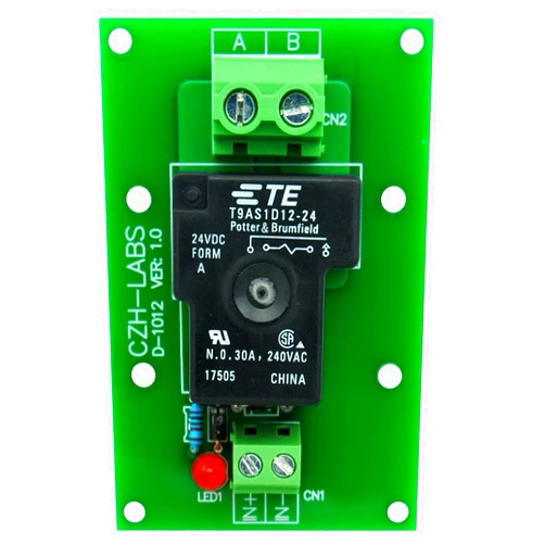 Electronics-Salon CZH-Labs 24V Passive SPST-NO 30Amp Power Relay Module Board.