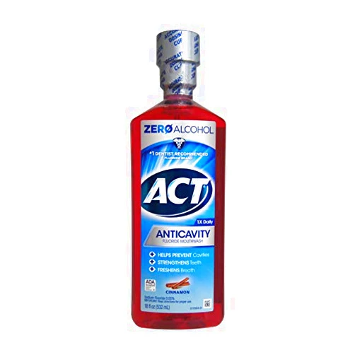 ACT Anticavity Fluoride Rinse Cinnamon 18 oz (Pack of 9)