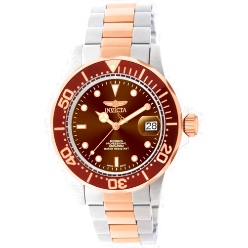 Invicta Men's 11241 Pro-Diver Automatic Brown Dial Watch