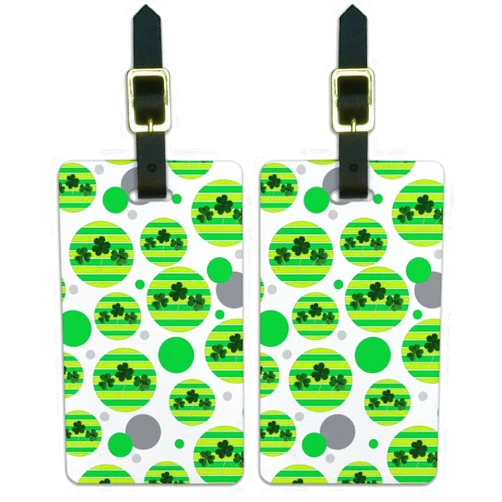 Graphics & More Celebration Party Shower-Clover Trio Shamrock Saint Patrick's Day, White