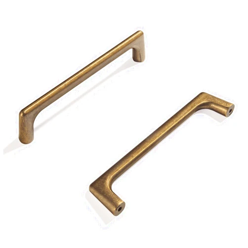 Goo-Ki Antique Brass zinc Alloy Cabinet pulls for Drawer,Cupboard, Wardrobe-5.04 inch(128mm) Hole Center,6 Pack