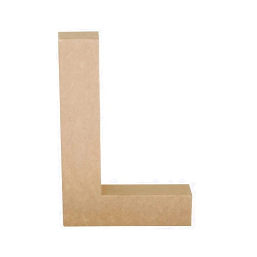 Papier Mache Letter L, 4