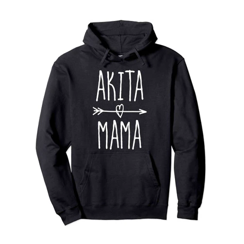 Love Akita Gifts Akita Mom Gift Cute Akita Mama Pullover Hoodie
