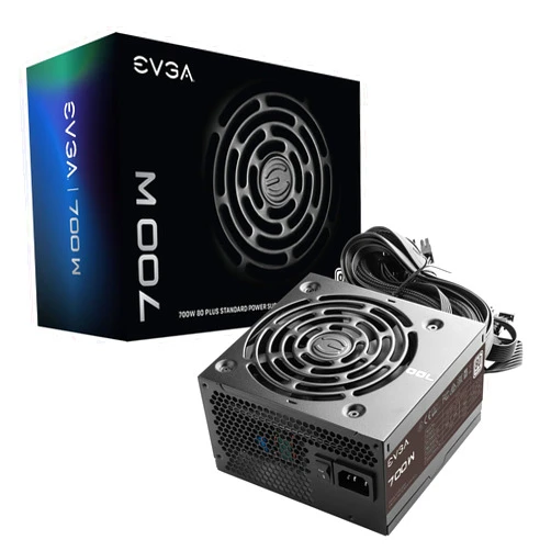 EVGA 700 W1, 80+ White 700W, 3 Year Warranty, Power Supply 100-W1-0700-K1