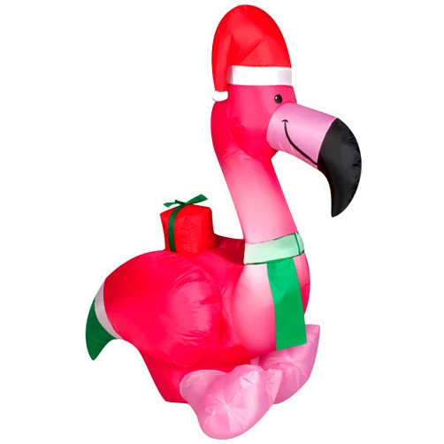 Gemmy Inflatables Holiday G08 35292 Air Blown Outdoor Flamingo Decor