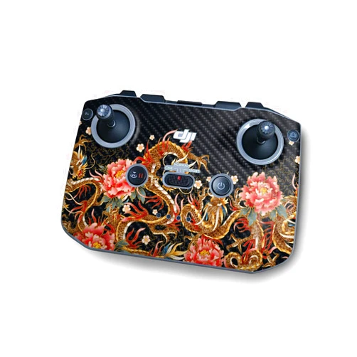 MIGHTY SKINS MightySkins Carbon Fiber Skin Compatible with DJI RC-N1 Controller - Stitch Dragons | Protective, Durable Textured Carbon Fiber Finish | Easy to Apply | Made in The USA