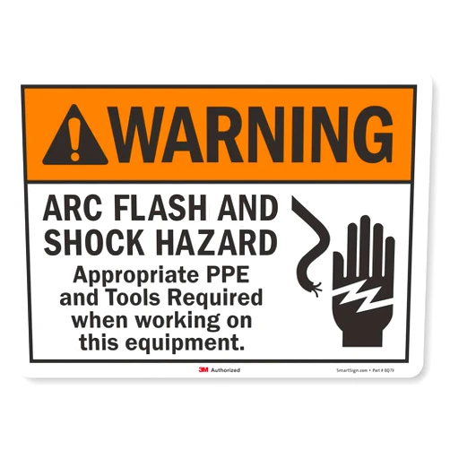 SmartSign 3M Engineer Grade Reflective Label, Legend 
