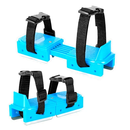 Shupakul 1 Pair Toddler Ice Skates- Adjustable Kids Ice Skates- Double Runner Ice Skates with Strap Fastening for Toddlers, Kids, Junior Skater