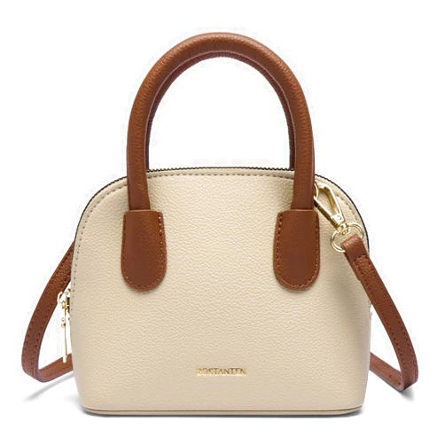 BOSTANTEN Small Crossbody Bag Mini Purses for Women Trendy Cute Vegan Leather Satchel Handbag with Detachable Shoulder Strap