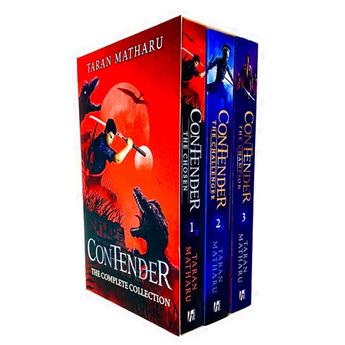 By Taran Matharu (Author) Contender The Complete Collection Series Books 1 -3 Box Set by Taran Matharu (The Chosen, The Challenger & The Champion)