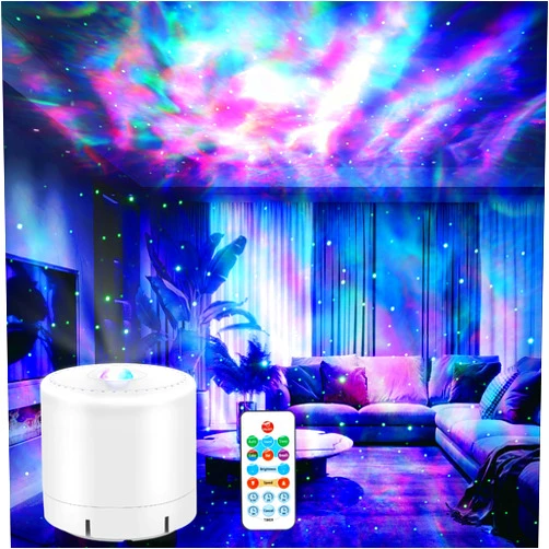 HERHOTER Galaxy Projector,Star Projector with Timer and Remote Control for Adults Bedroom Decoration, Valentine's Day, Party, Birthday, Christmas Gifts