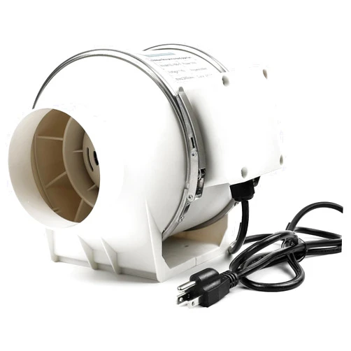 Voltset 4 Inch Duct Fan, Inline Ventilation Exhaust Fan, 280 CFM Duct Intake Fan High Efficiency Air Fan for Duct Vent Bathroom, Kitchen, Grow Tent, Hydroponics, 3D Printer
