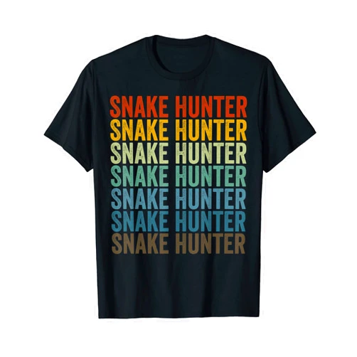 Snake Gifts Snake Hunter Hunting Reptile T-Shirt