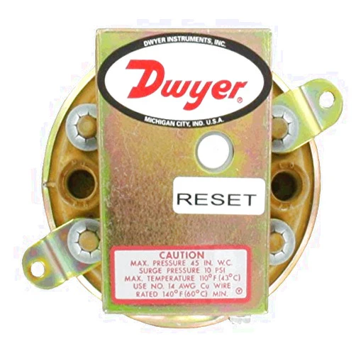 Dwyer® Compact Low Differential Pressure Switch, 1900-10-MR, 3.0-11.75