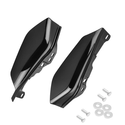 GZDLMoto Mid Frame Air Deflector Heat Shields for Harley Touring Road King Street Electra Glide Ultra Limited Tri Glide CVO 2009-2024 (Gloss Black)
