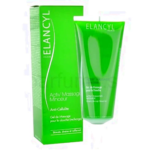 Elancyl Anti Cellulite Activ'slimming Massage Gel for Shower Refill for Shower Glove