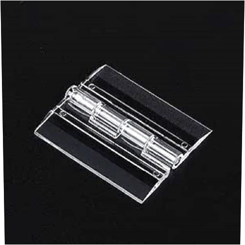 Goodxy 10pcs Acrylic Hinge Plexiglass Lucite,Transparent Clear for Jewelry Box/Wood Box/Handicrafts,33x25mm