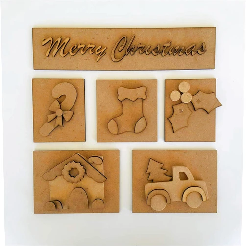 Foundations Décor, Shadow Box Kit - Christmas