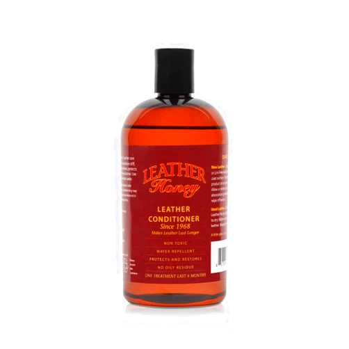 Leather Honey Best Leather Conditioner Since 1968. For Use on Leather Apparel, Furniture, Auto Interiors, Shoes, Bags and Accessories. Non-Toxic and Made in the USA!