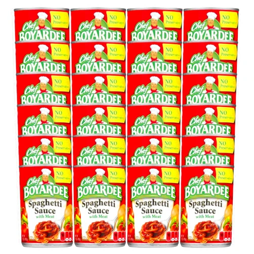 Chef Boyardee Spaghetti Sauce With Meat, 15 Oz Cans (Pack of 24)