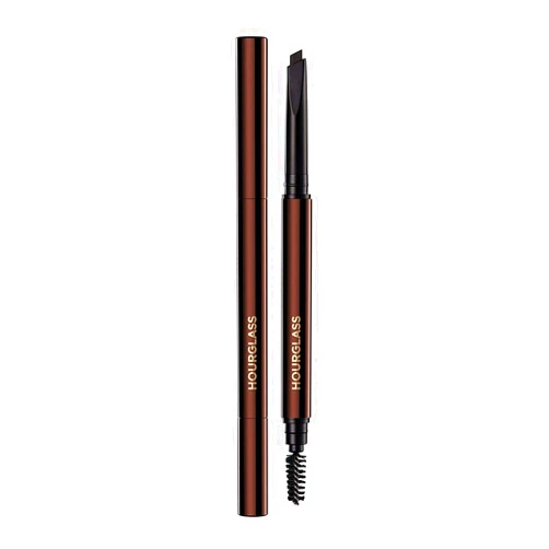 Hourglass Arch Brow Sculpting Pencil. Natural Black Shade Mechanical Eyebrow Pencil for Shaping and Filling.