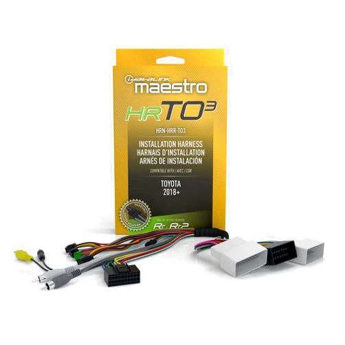 iDatalink Maestro HRN-HRR-TO3 T-Harness for Select Toyota 2018+ Connect a New iDatalink-Ready car Stereo and retain Steering Wheel Controls and Factory amp (ADS-MRR or ADS-MRR2 Module Also Required)