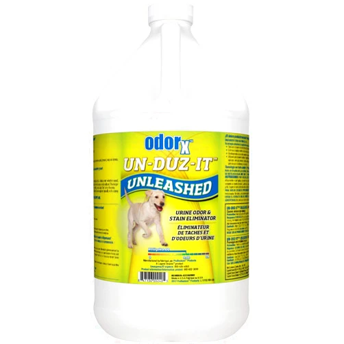 Dri-Eaz ODORx Un-Duz-It Unleashed Pet Stain Remover and Odor Eliminator, Removes Urine, Feces and Vomit Stains, 1 Gal