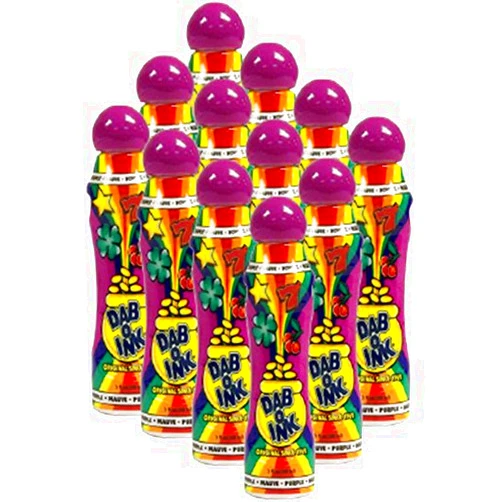 Dab-O-Ink One Dozen 3oz Purple Bingo Dauber