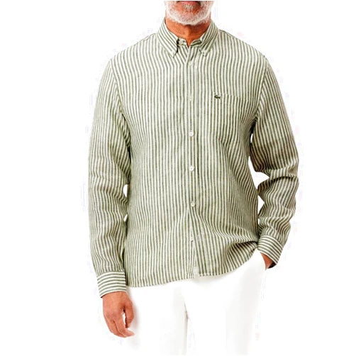 Lacoste Men's Regular Fit Linen Shirt