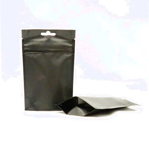 CannaAroma Child Proof Mylar Bags/Pouches | Smell Proof | Child Resistent Zipper (4x6x2'') (50)