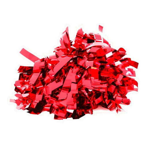 Just For Kix 6 Inch Solid Metallic Pom