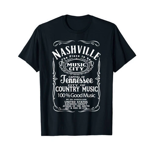 Nashville Tennessee Music City USA Streetwear Nashville Tennessee Country Music City United States Outfit T-Shirt