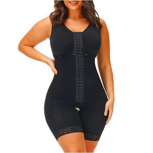 welooc Fajas Colombianas Shapewear for Women Tummy Control Full Body Shaper Waist Trainer Butt Lifter Bodysuit