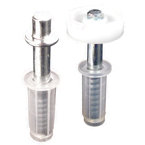Prime-Line N 7266 Bi-Fold Door Top Pivot and Guide Wheel (2 Pack), Mill