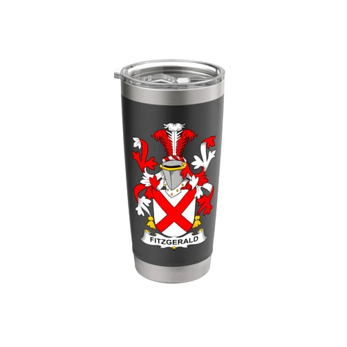 Family Crest and Coat of Arms clothes and gifts Fitzgerald Coat of Arms - Family Crest Stainless Steel Insulated Tumbler