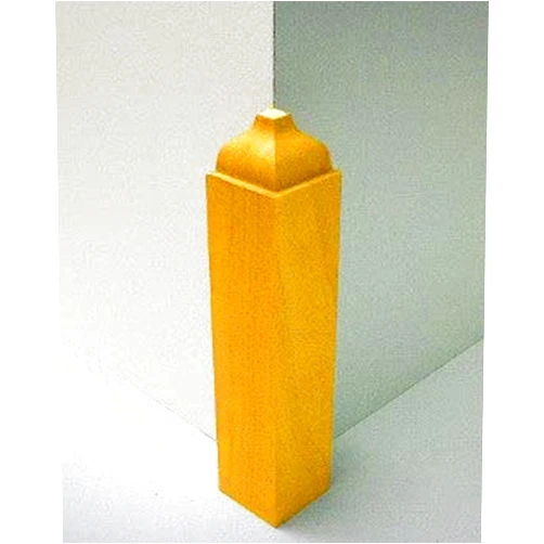 Newmouldings EWBB83 Poplar Baseboard Outside Corner Block 1-3/8