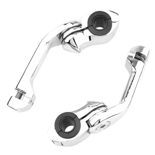 TSUNG Upgraded Long Angled Adjustable Highway Peg Mount Kit Fits 1.25