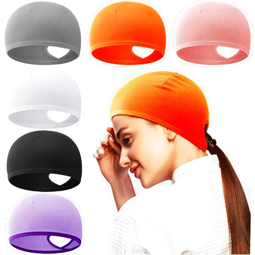 Syhood Women Skull Cap Cycling Running Helmet Beanie Hat