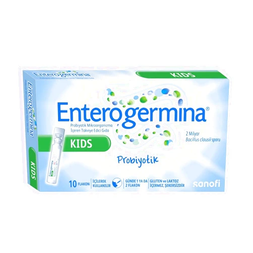 Sanofi Enterogermina KIDS (10 VIALS) Bacillus Clausii Probiotic 2 Billion CFU/5mL for Kids (1)