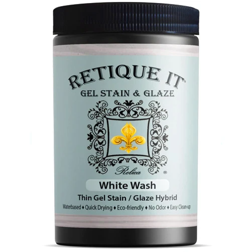 Retique It Water-Based Gel Stains by Retique It, White Wash, 32oz Stain