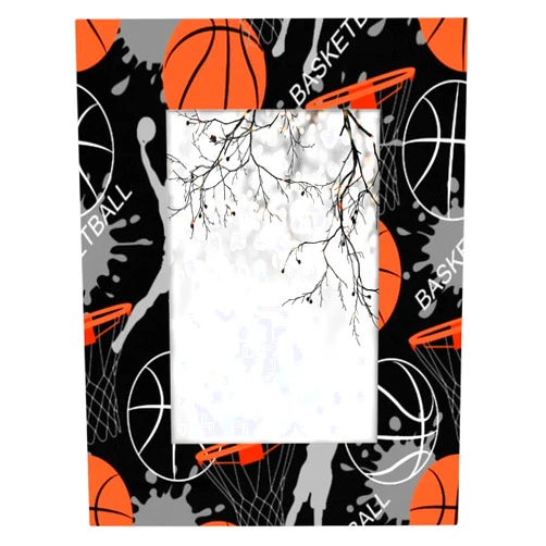 Vomwwlix 11x14 Picture Frame Art Basketball Wood Picture Frames for Tabletop or Wall Mount Display 11x14 or 10x14 Picture Photo Frames for Decor Home College Christmas Gift
