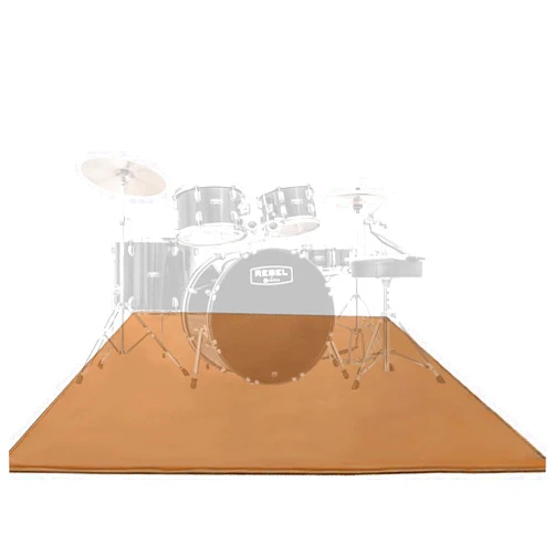 Arrowzoom Soundproof Floor Mats Anti-Vibration Carpet Sound Absorbing Piano Pads Damping Noise Blankets Acoustic Rug 63 x 31.5 in for Music Studio Room, Khaki AZ1248
