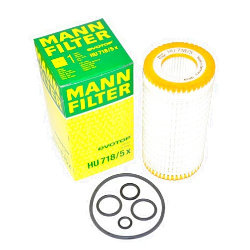 Mann Filter Mann Engine Oil Filter Fleece OEM HU 718/5X (Pack of 1)