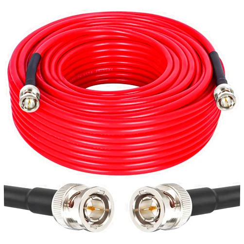 XRDS -RF 100FT SDI Cable BNC Cable XRDS-RF HD SDI Cable BNC Digital Video Cable 75 Ohm RG59 BNC Male Cable for 4K 1080P 3G/6G HD SDI Camera Monitor Video Recorder SDI to HDMI Converter Splitter Security Camera
