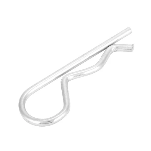 Garosa 10Pcs High Quality Zinc B Type Cotter Pin Tractor Pin Clips Fastener Assortment Hitch Spring Clips Hair Pin(#3)
