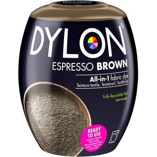 Dylon 350g Machine Dye Pod, Espresso Brown