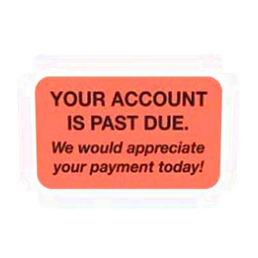 ARD MAP4480, Your Account is Past Due Billing and Collection Labels (MAP4480)