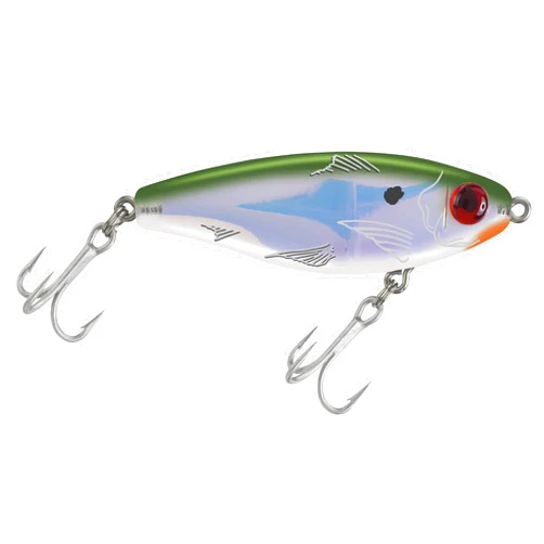 MirrOLure Mirrolure 27 Mr Mirrodine XL Susp Twitchbait Bk Silver 31 8 in 9 16oz